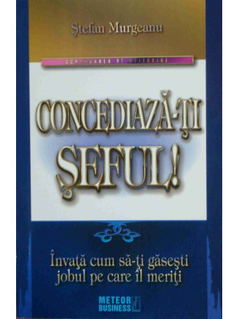 Stefan Murgeanu - Concediaza-ti seful - 2008 - brosata