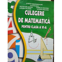 Culegere de matematica pentru clasa a VIa