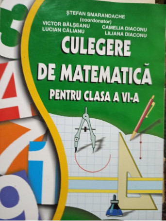 Culegere de matematica pentru clasa a VIa