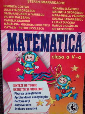 Matematica clasa a Va