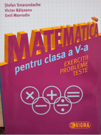 Matematica pentru clasa a Va