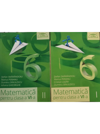 Matematica pentru clasa a VIa, 2 vol.