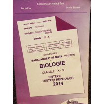 Biologie clasele IX - X