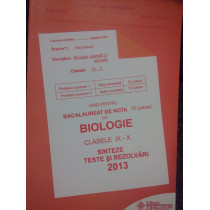 Ghid pentru bacalaureat de nota 10 la biologie clasele IX-X