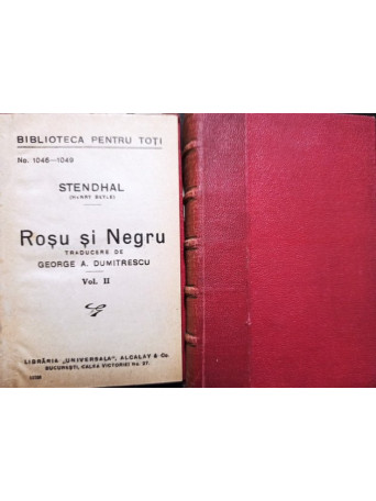 Rosu si negru, 2 vol.