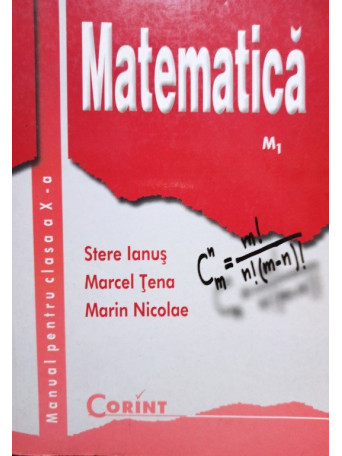 Matematica - Manual pentru clasa a Xa