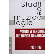 Studii de muzicologie, vol. VII