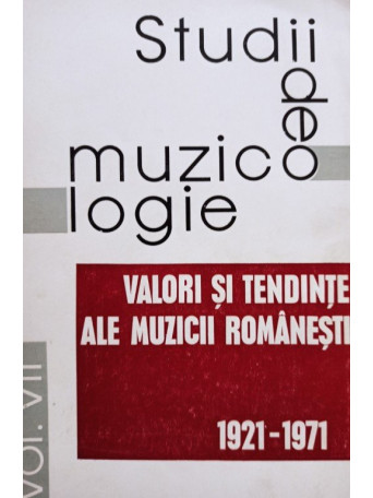 Studii de muzicologie, vol. VII