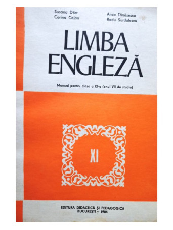 Limba engleza. Manual pentru clasa a XI-a (anul VII de studiu)