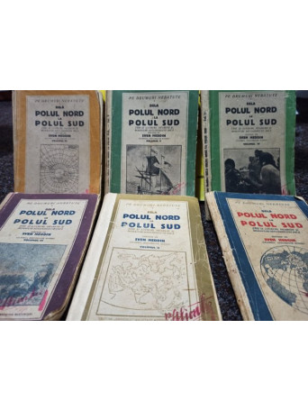 De la Polul Nord la Polul Sud, 6 vol.