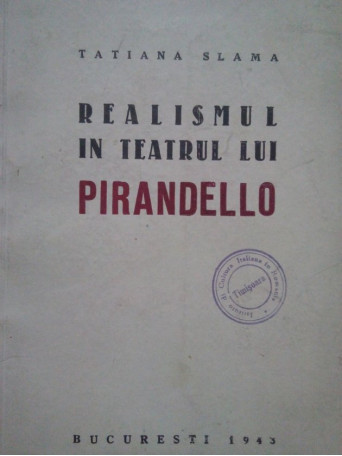 Realismul in teatrul lui Pirandello