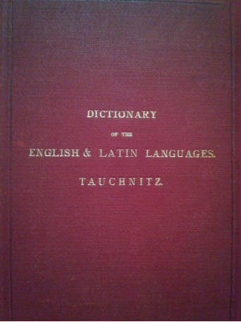 Dictionary of the english & latin languages