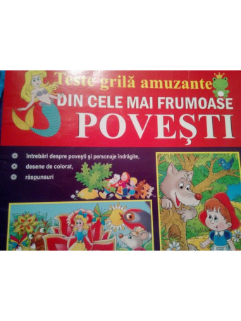 Teste grila amuzante din cele mai frumoase povesti