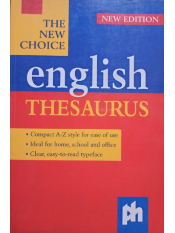 English thesaurus