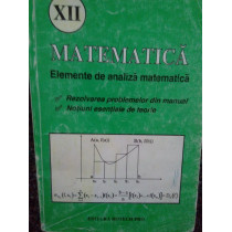 Elemente de analiza matematica