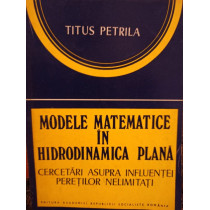 Modele matematice in hidrodinamica plana