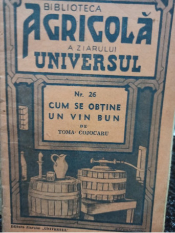 Biblioteca agricola a ziarului universul, nr 26