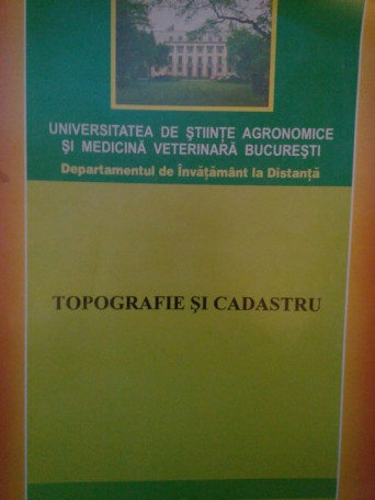 Topografie si cadastru