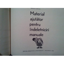 Material ajutator pentru indeletniciri manuale