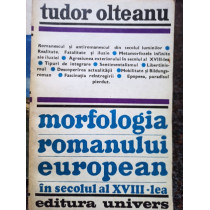 Morfologia romanului european in secolul al XVIIIlea