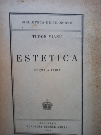 Estetica, editia a treia