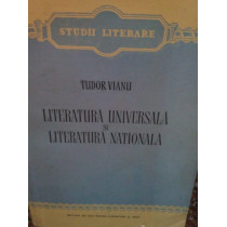 Literatura universala si literatura nationala