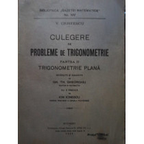 Culegere de probleme de trigonometrie partea II - Trigonometrie plana