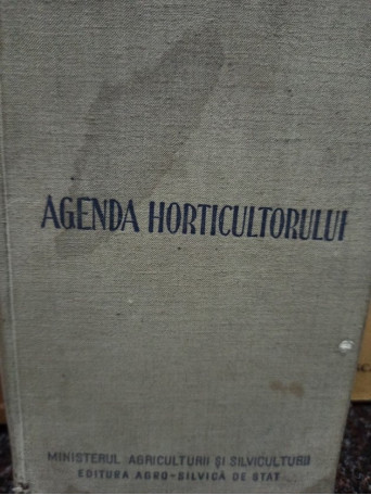 Agenda horticultorului