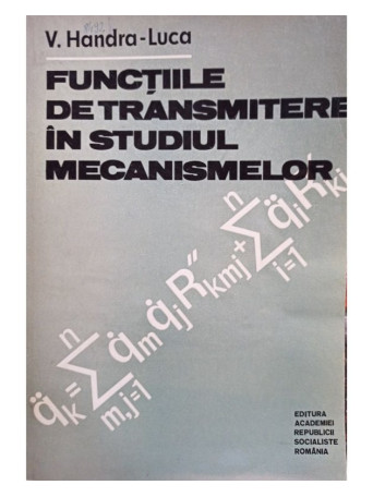 Functiile de transmitere in studiul mecanismelor