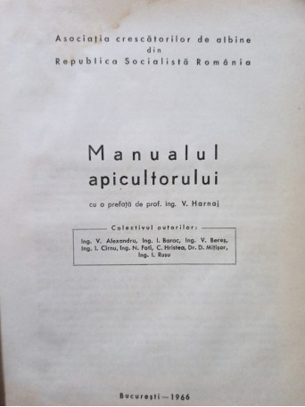 Manualul apicultorului