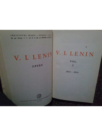 Opere, volumul 1 (1893-1894)