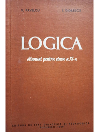 Logica - Manual pentru clasa a XIa