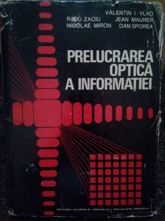 Prelucrarea optica a informatiei