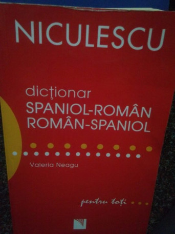 Dictionar spaniol-roman, roman-spaniol