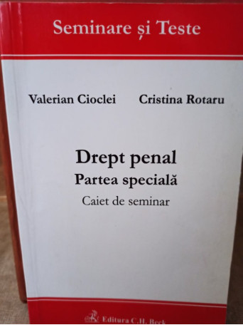 Drept penal - Partea speciala