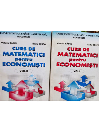 Curs de matematici pentru economisti, 2 vol.