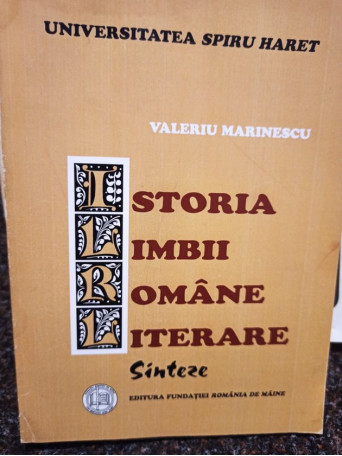 Istoria limbii romane literare