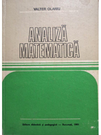 Analiza matematica