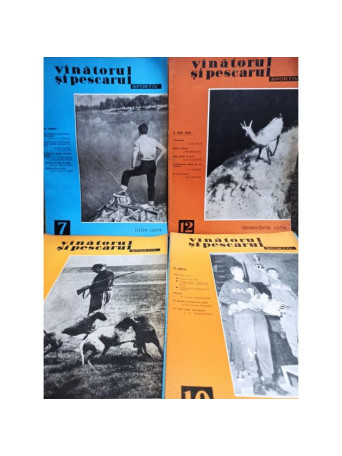 Vanatorul si pescarul sportiv, anul 1965, 12 vol.