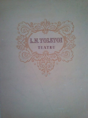 Teatru, vol. I