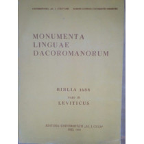 Monumenta linguae dacoromanorum, biblia 1688 pars III leviticus