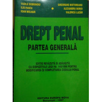 Drept penal. Partea generala