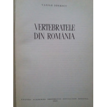 Vertebratele din Romania