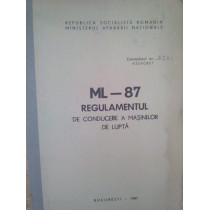 ML-87. Regulamentul de conducere a masinilor de lupta