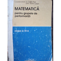 Matematica pentru grupele de performanta, clasa a XIa