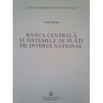 Banca centrala si sistemele de plati de interes national