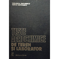 Teste agrochimie de teren si laborator