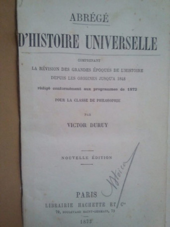 Abrege d'histoire universelle