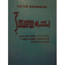 1001 probleme de analiza matematica pentru elevii claselor a XIa si a XIIa