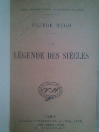 La legende des siecles